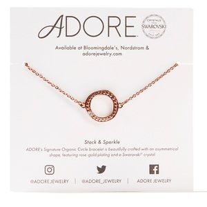 ADORE | Rose gold Swarovski bracelet